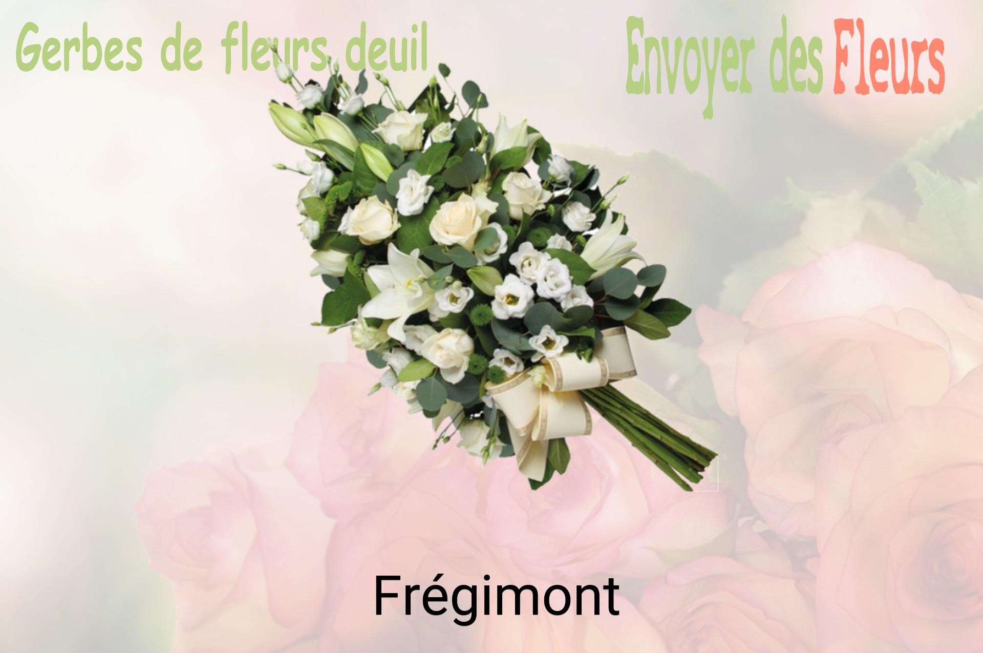 Gerbe de fleurs de deuil livrée à Frégimont